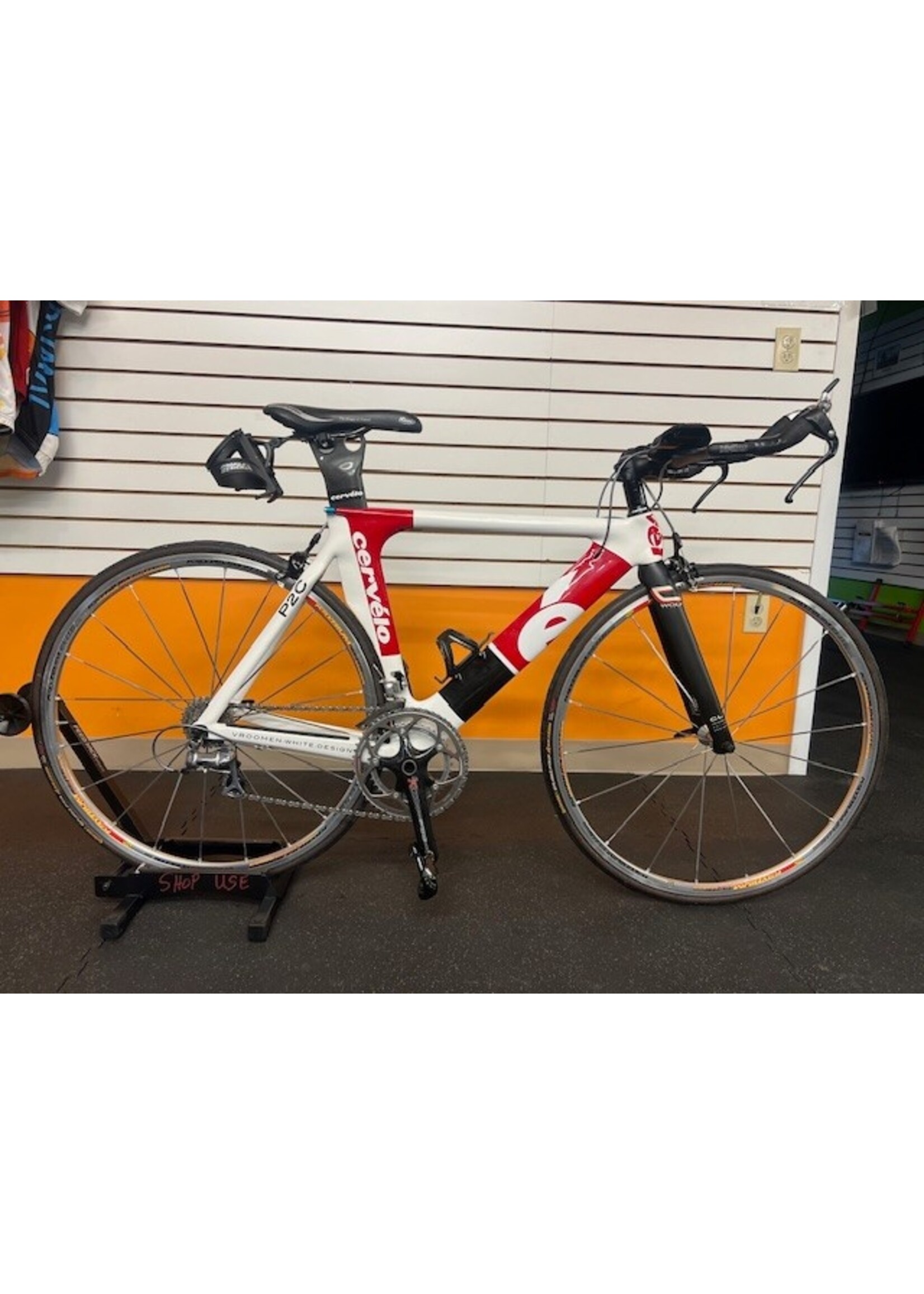 Cervelo Used 2008 Cervelo P2C Carbon Triathlon Bike 54cm dura ace