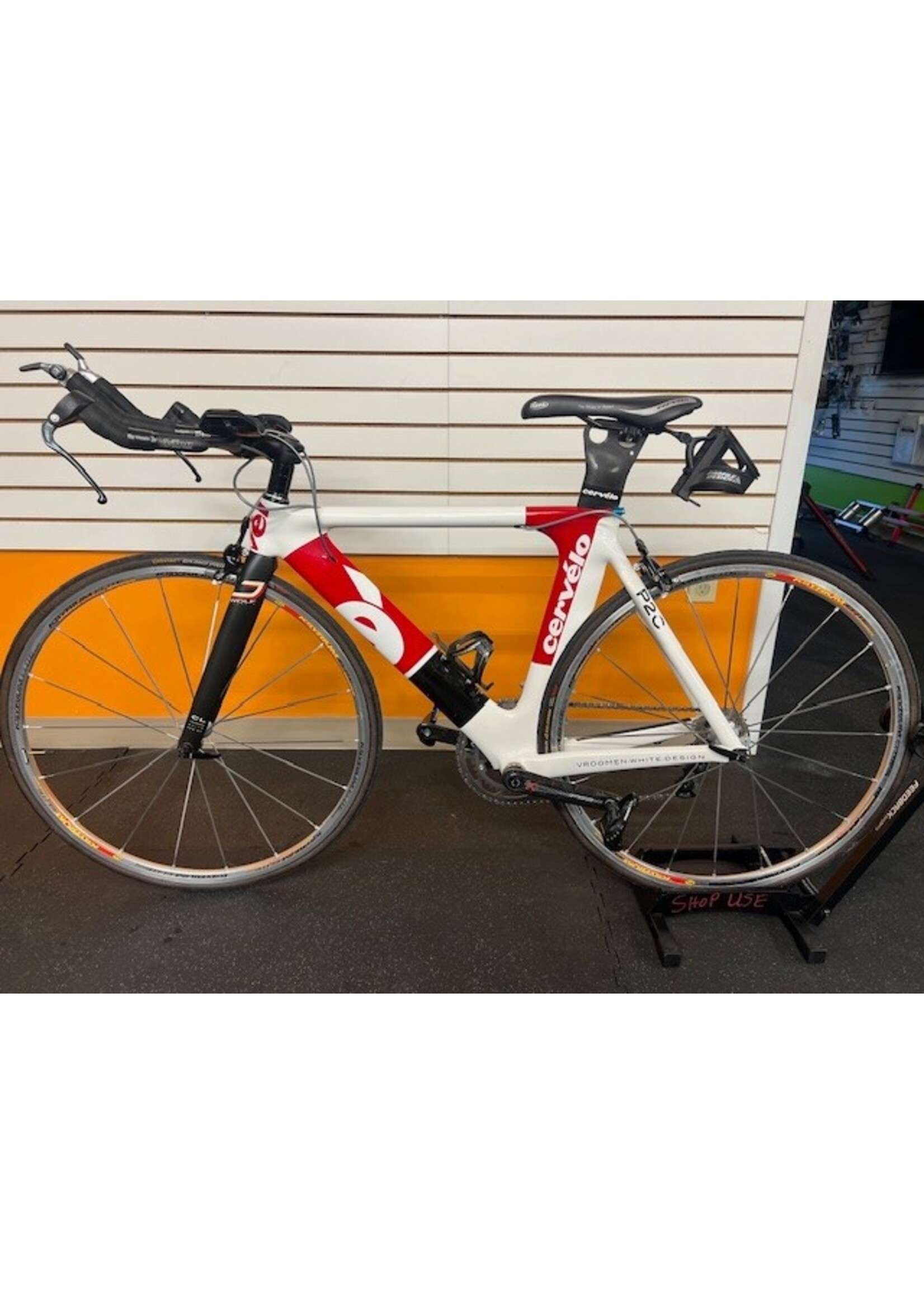 Cervelo Used 2008 Cervelo P2C Carbon Triathlon Bike 54cm dura ace