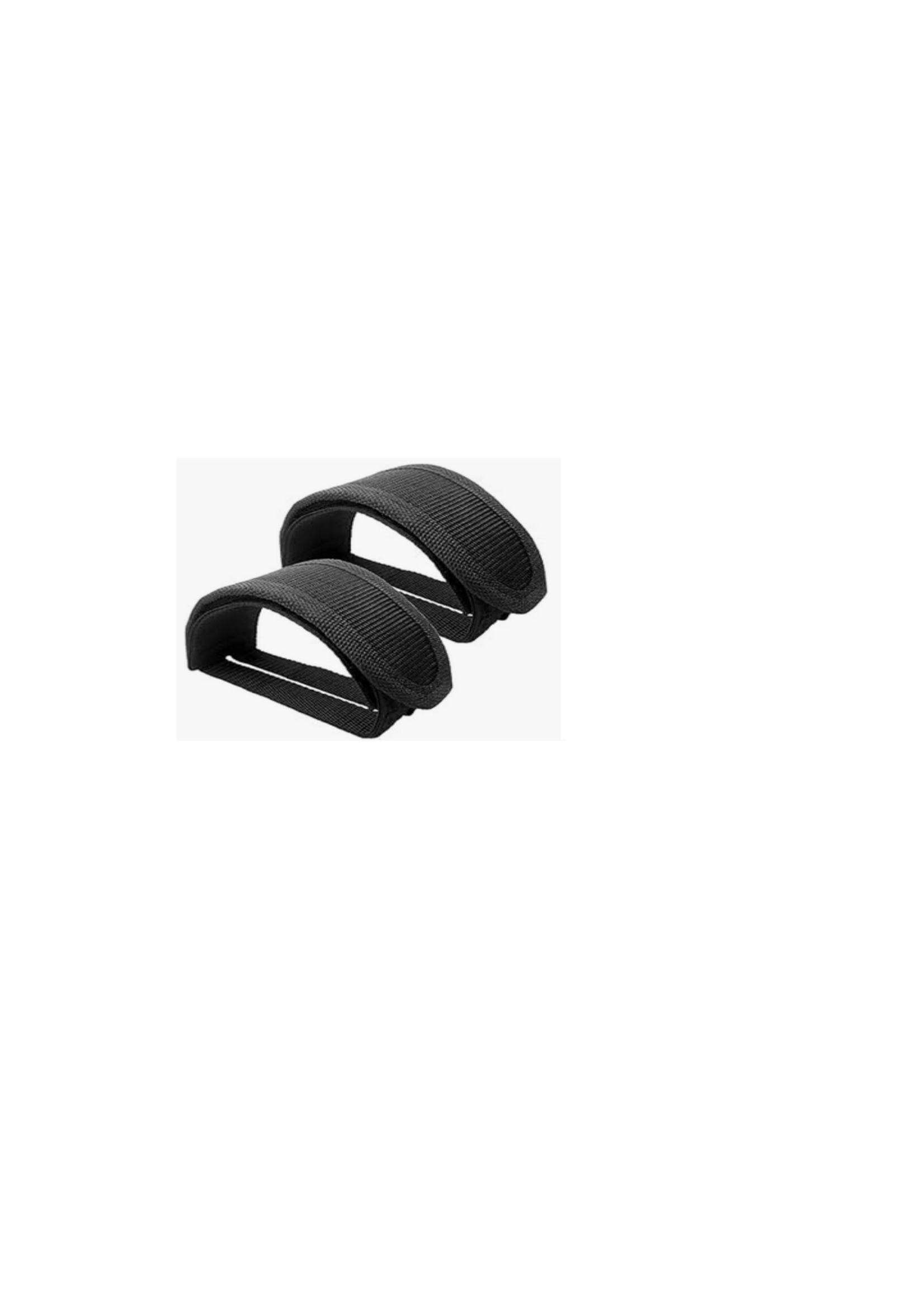 Meduso Meduso 1 Pair of Bike Pedal Strap Toe Clips (Velco)