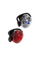 Planet Bike Planet Bike Button Blinky Safety Set Front & Rear