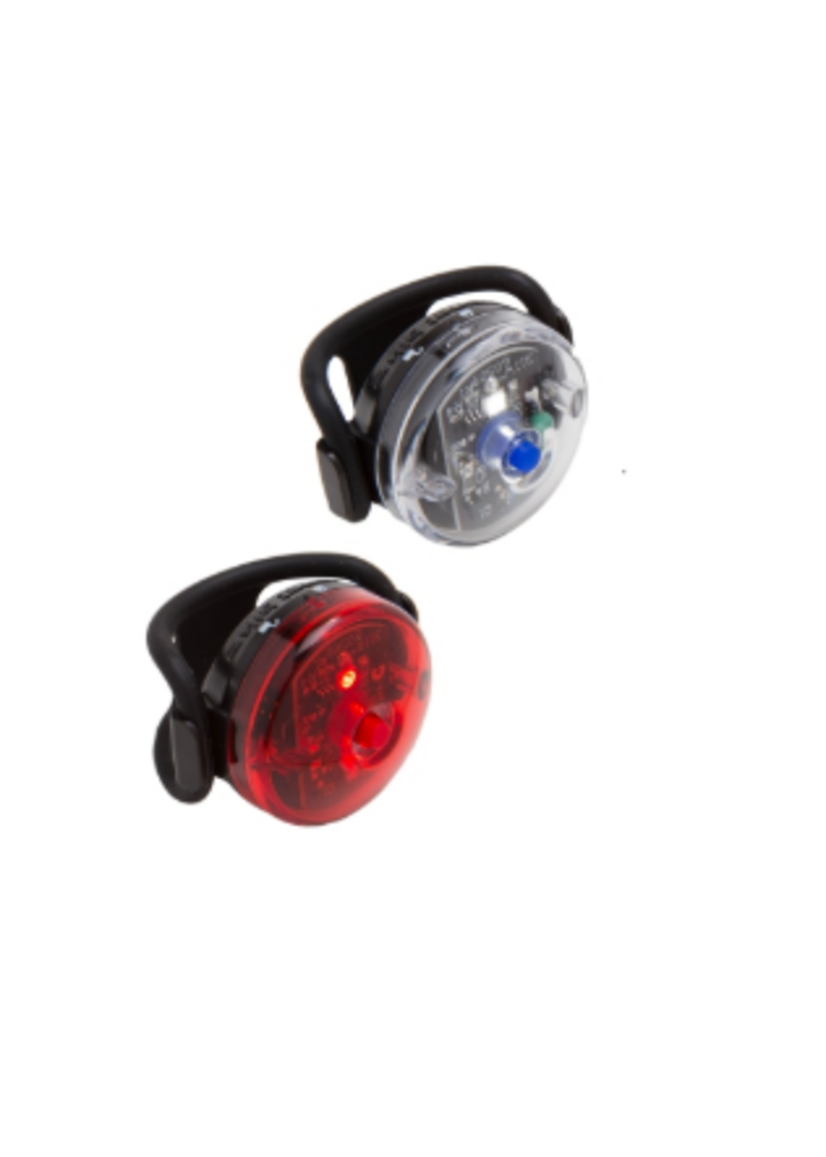 Planet Bike Planet Bike Button Blinky Safety Set Front & Rear