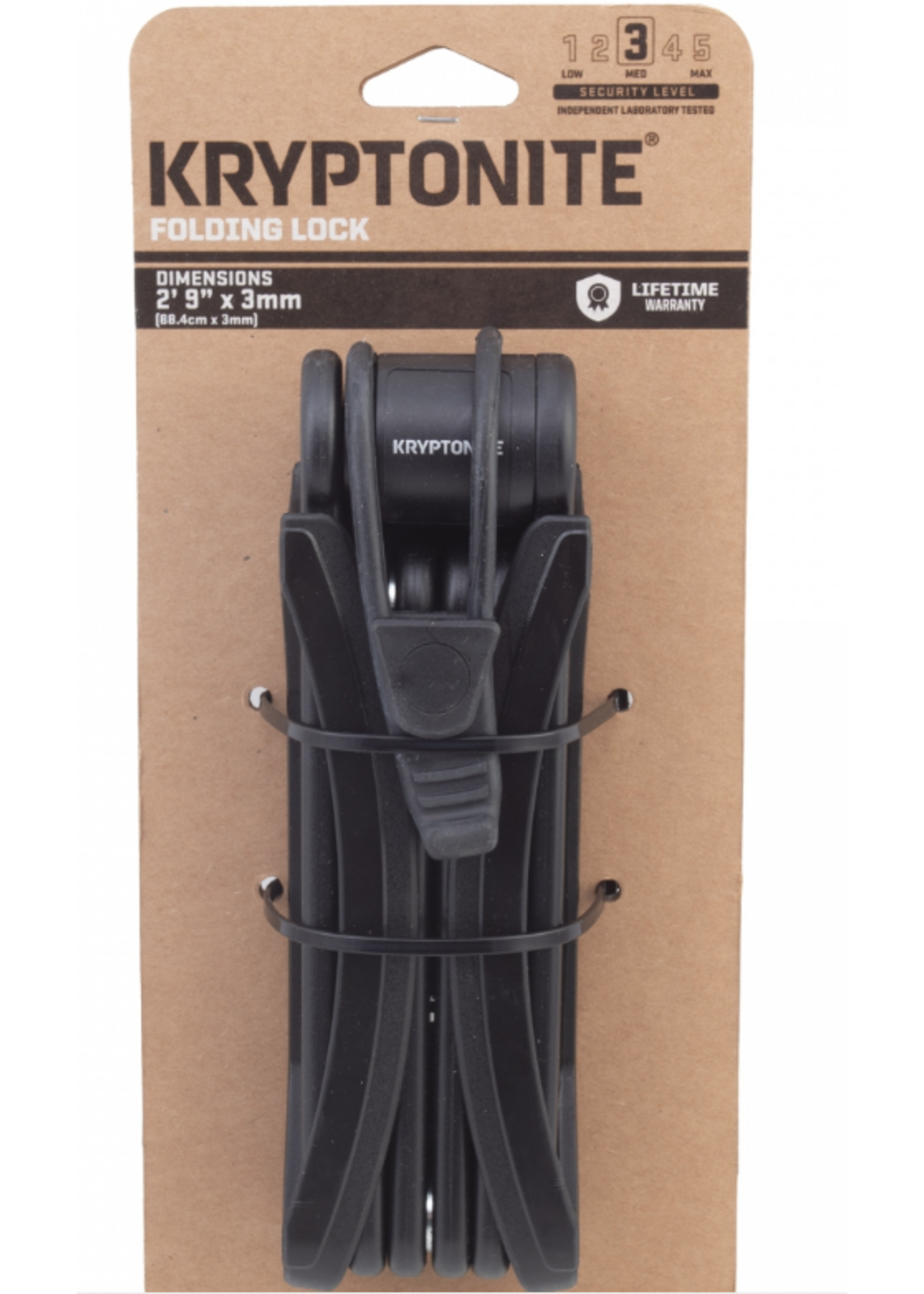 Kryptonite Kryptonite TKO Folding Lock 100 (2'9" length/85cm)