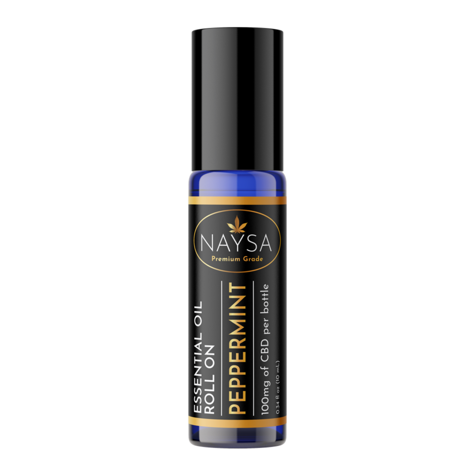 Naysa Peppermint Essential Oil Roll On-100mg CBD (NAYSA)
