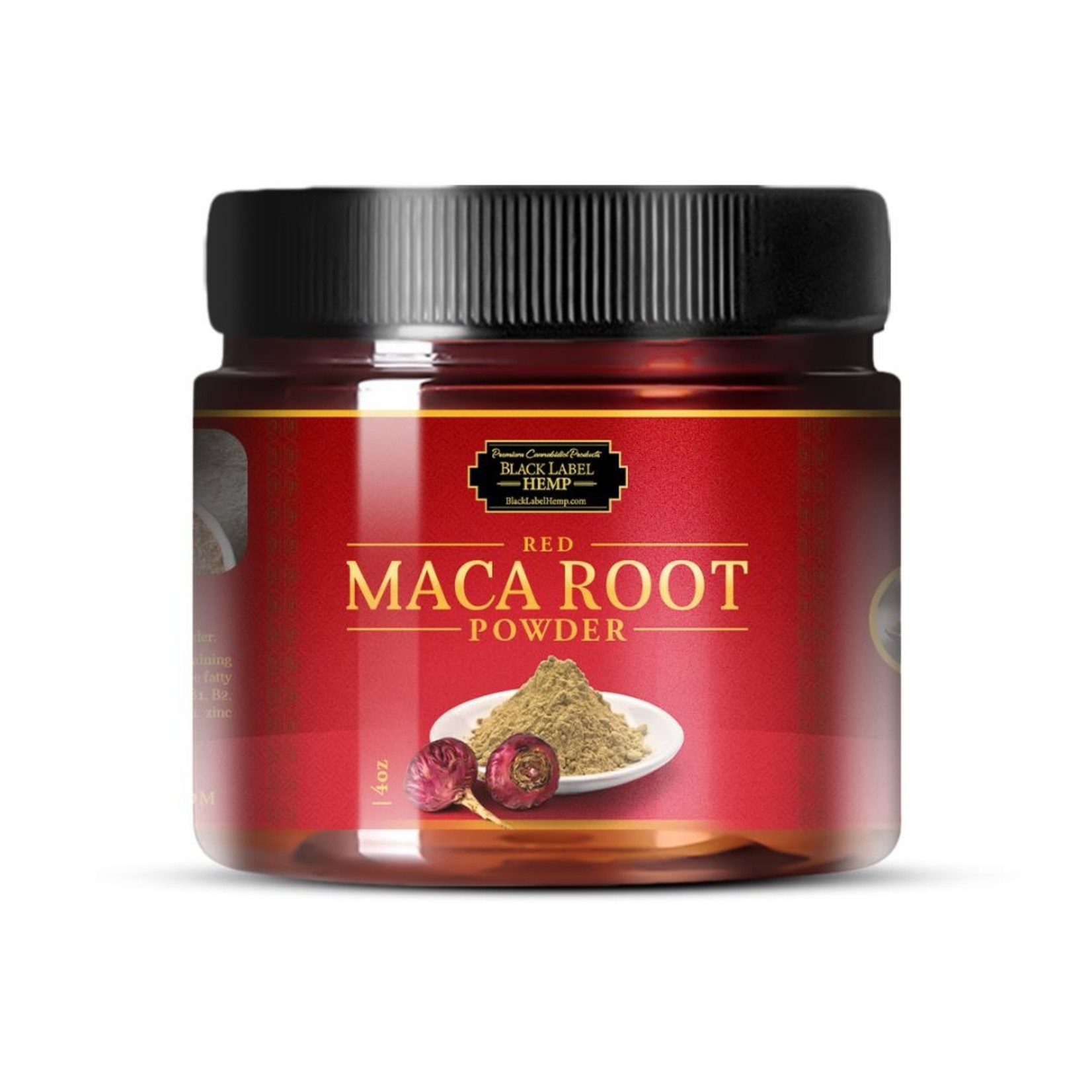 Black Label Hemp Red Maca Root Powder