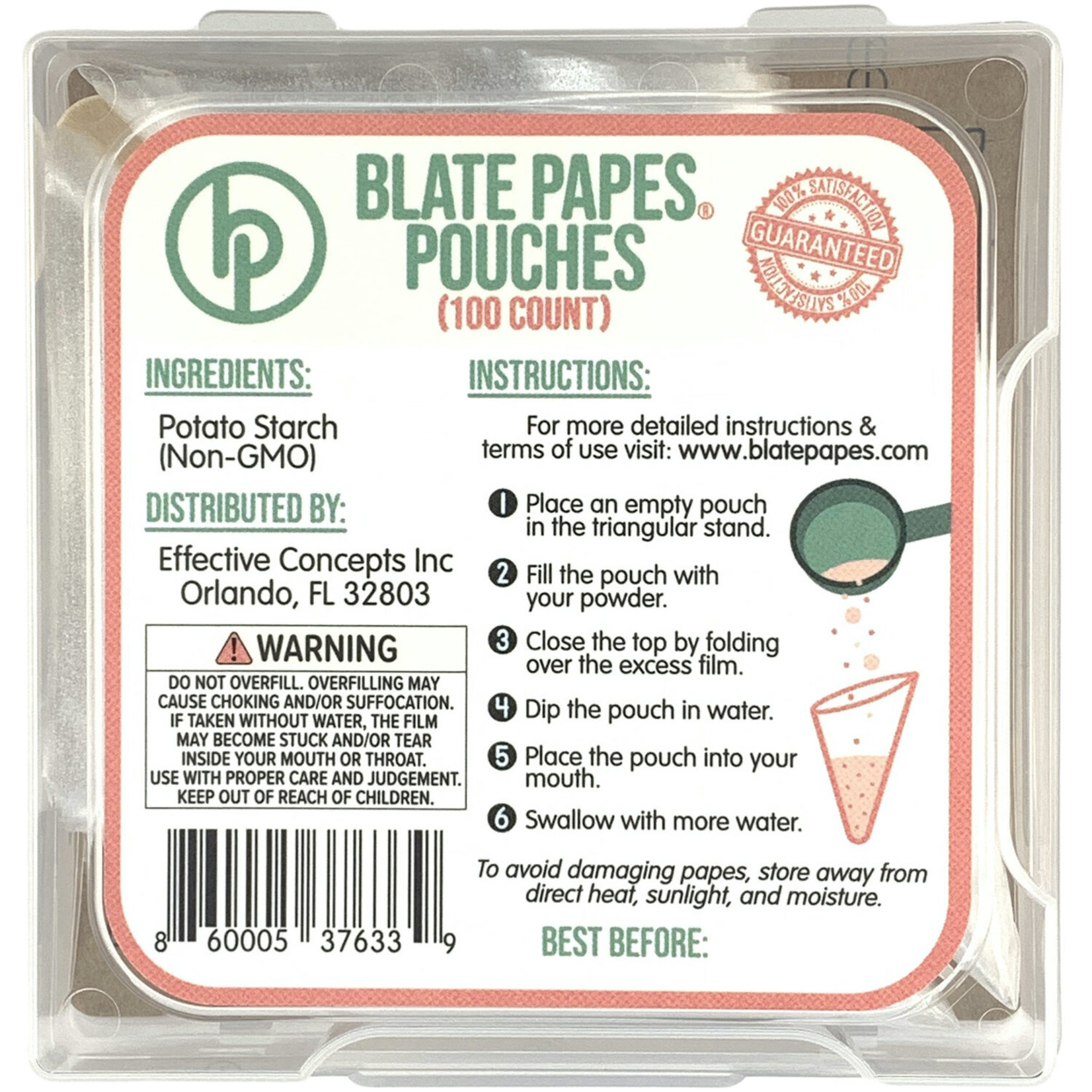 blate papes Blate Papes Wafer Pouches - 120count