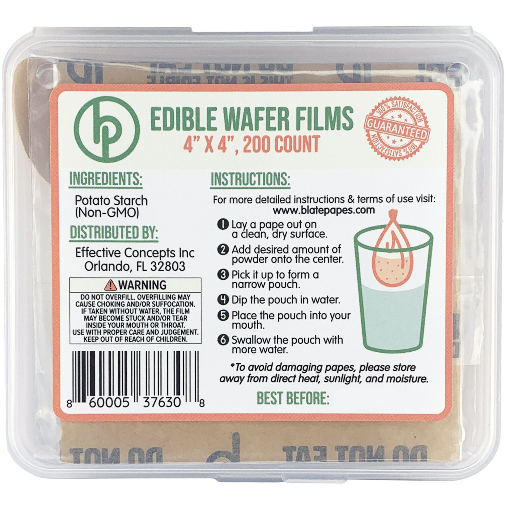 blate papes Blate Papes Wafer Films - 200count