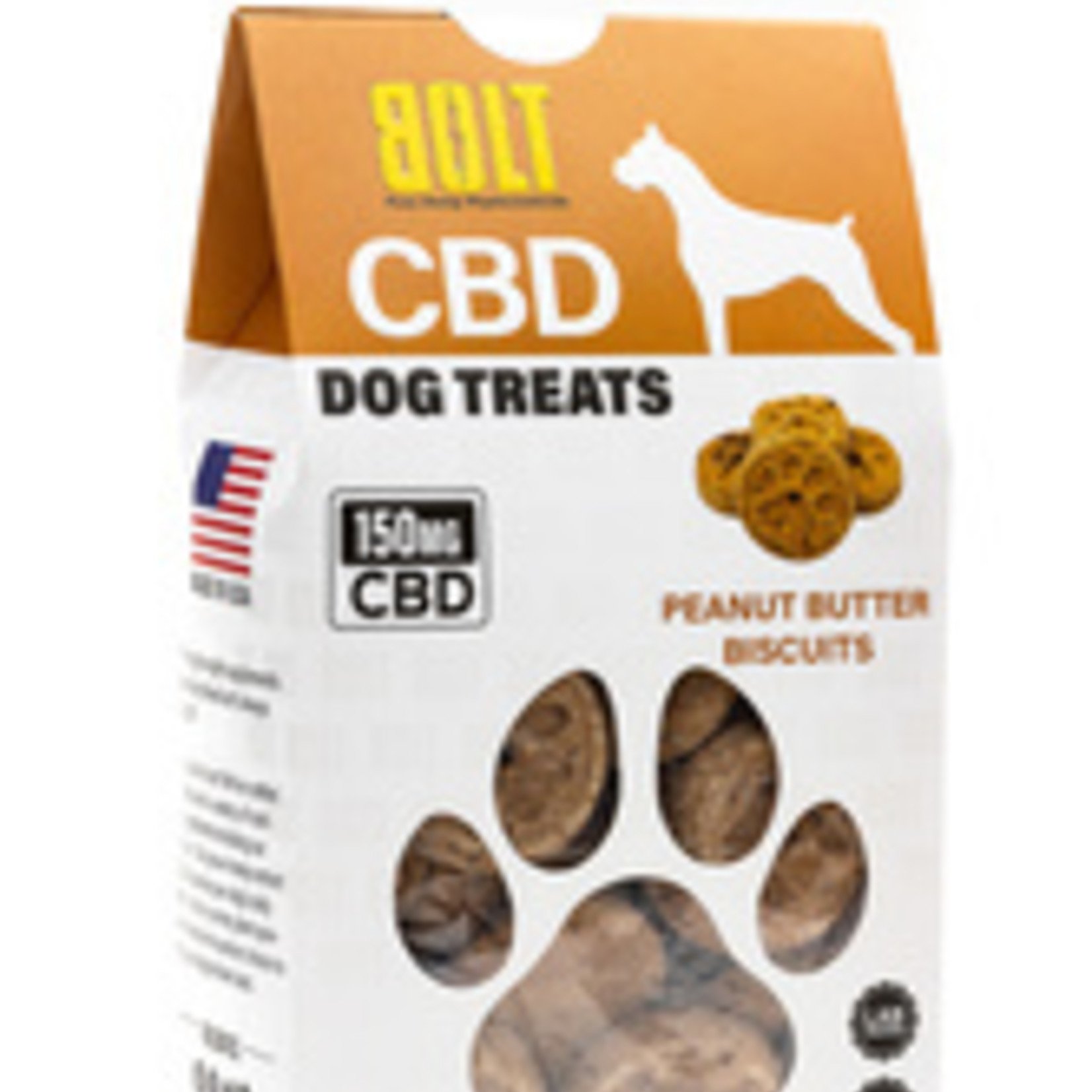 Bolt Cbd Dog Treats (Bolt) Peanut Butter Biscuits