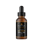 Naysa CBD Tincture Drops with MCT- No Flavor  (NAYSA) 1500mg