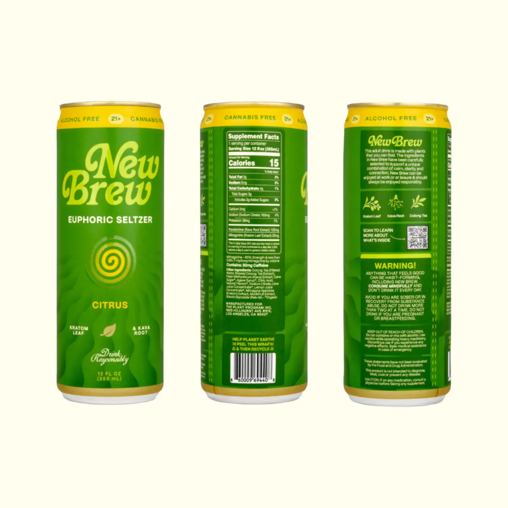 New Brew Seltzer- Citrus