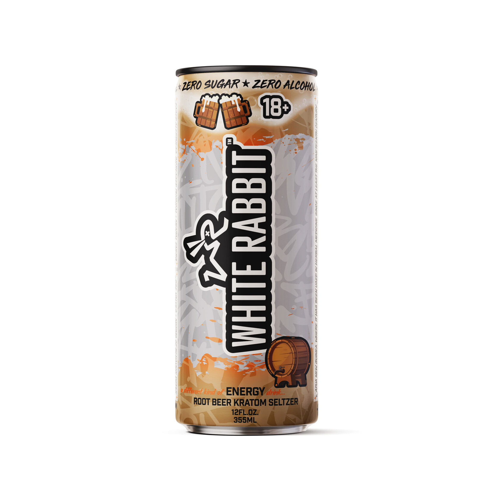 White Rabbit Energy White Rabbit-Root Beer Seltzer