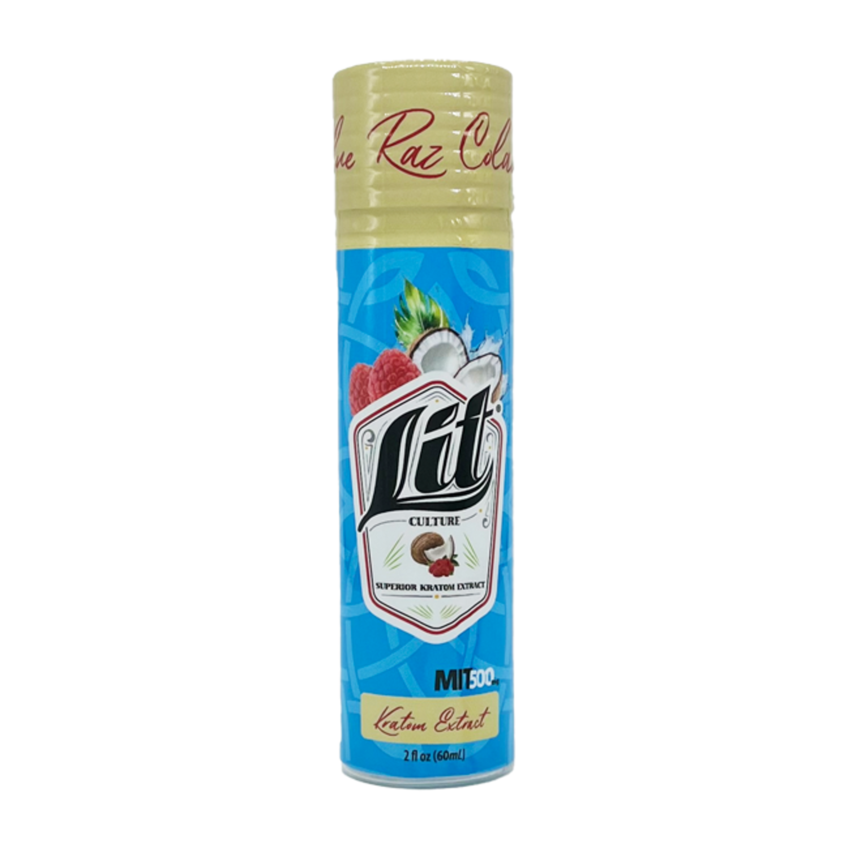 Lit Culture Lit Culture - Blue Raz Colada 500mg MIT