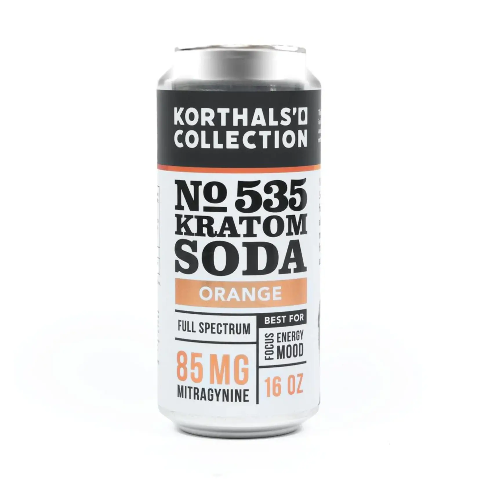 Korthal's Korthal’s No 535 Orange Kratom Soda - 85mg