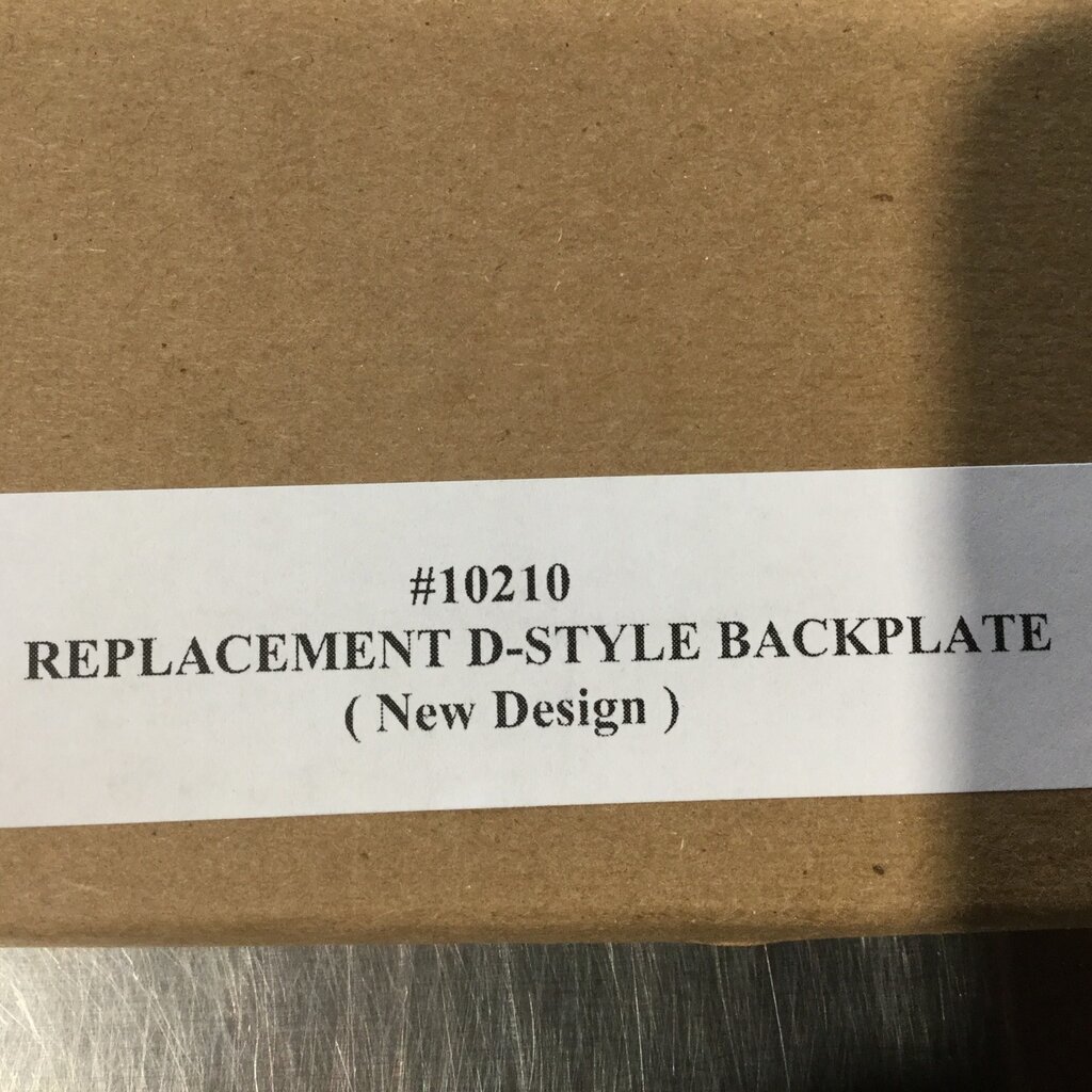 DeLAVAL STYLE MILK PUMP BACKPLATE