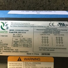 VES 103599 - 72" ECVCS FAN MOTOR 3HP, 3PH, 230/460V, 1725RPM, 182T FRAME