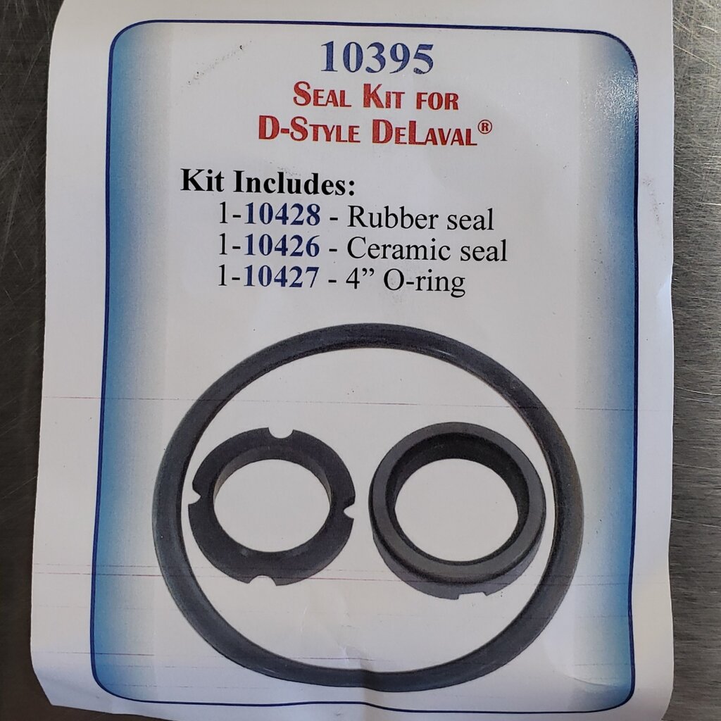 DeLAVAL STYLE  MILK PUMP SEAL KIT
