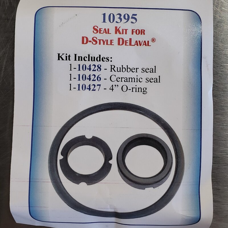 DeLAVAL STYLE  MILK PUMP SEAL KIT