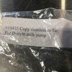 DeLAVAL STYLE MILK PUMP S/S COLLAR