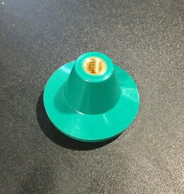 TRN GREEN PLASTIC PALM KNOB 1-13/16 dia.