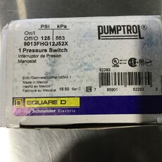 AIR COMPRESSOR PRESSURE SWITCH FIXED 30 psi., RANGE 70-50 psi.