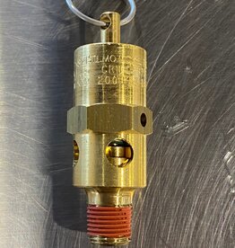 AIR SAFETY RELIEF VALVE HARD SEAT 1/8 NPT, 200 PSI