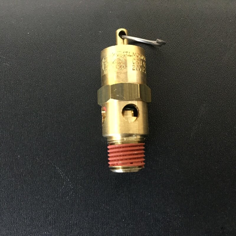 AIR SAFETY RELIEF VALVE HARD SEAT 1/4 NPT, 200PSI