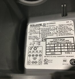 AIR COMPRESSOR PRESSURE SWITCH 10/5 PSI, 1/4 FNPS