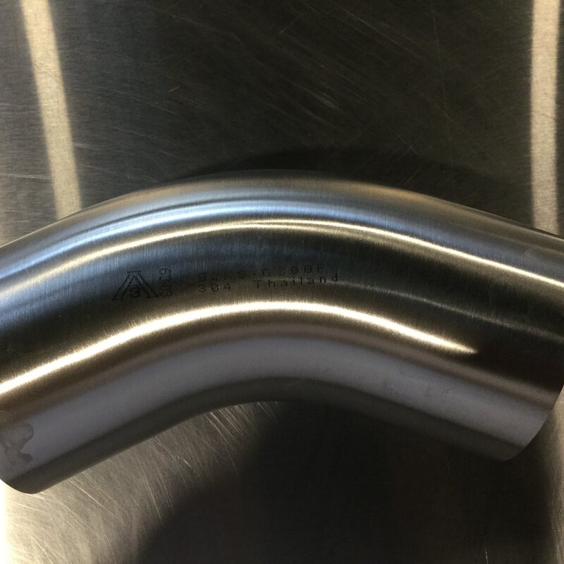 DIXON 3" S/S WELD 45° ELBOW