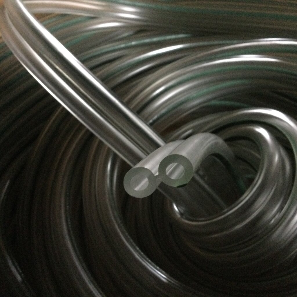 LAUREN TWIN PULSATION HOSE W/ GREEN STRIPE 9/32 X 200FT