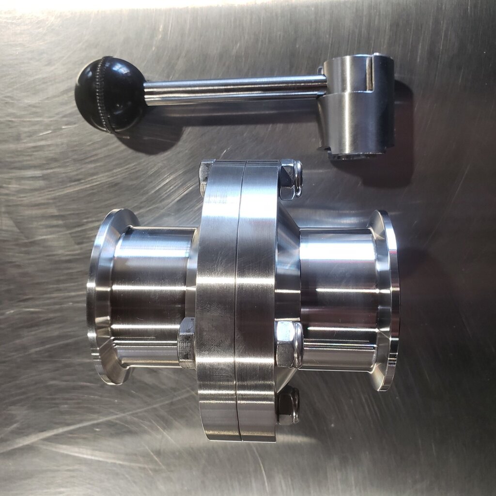 DIXON 2" CLAMP BUTTERFLY VALVE