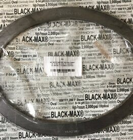 HOT WATER TANK PORT HOLE OVAL GASKET 2,000 psi. 10-1/2 ID X 14-1/2 ID, 17" OD X 13" OD, 1-1/4 WIDE X 1/4 THICK