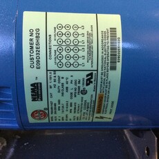 GOULDS PUMP 3HP, 3PH, 3500RPM, 56J FRAME, 6-1/8 IMPELLER, 1 NPT DISCHARGE X 1-1/4 NPT SUCTION (OLD)