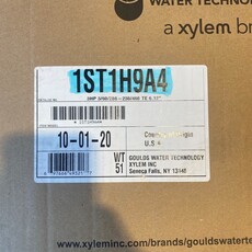 GOULDS PUMP 3HP, 3PH, 3500RPM, 56J FRAME, 6-1/8 IMPELLER, 1 NPT DISCHARGE X 1-1/4 NPT SUCTION (OLD)