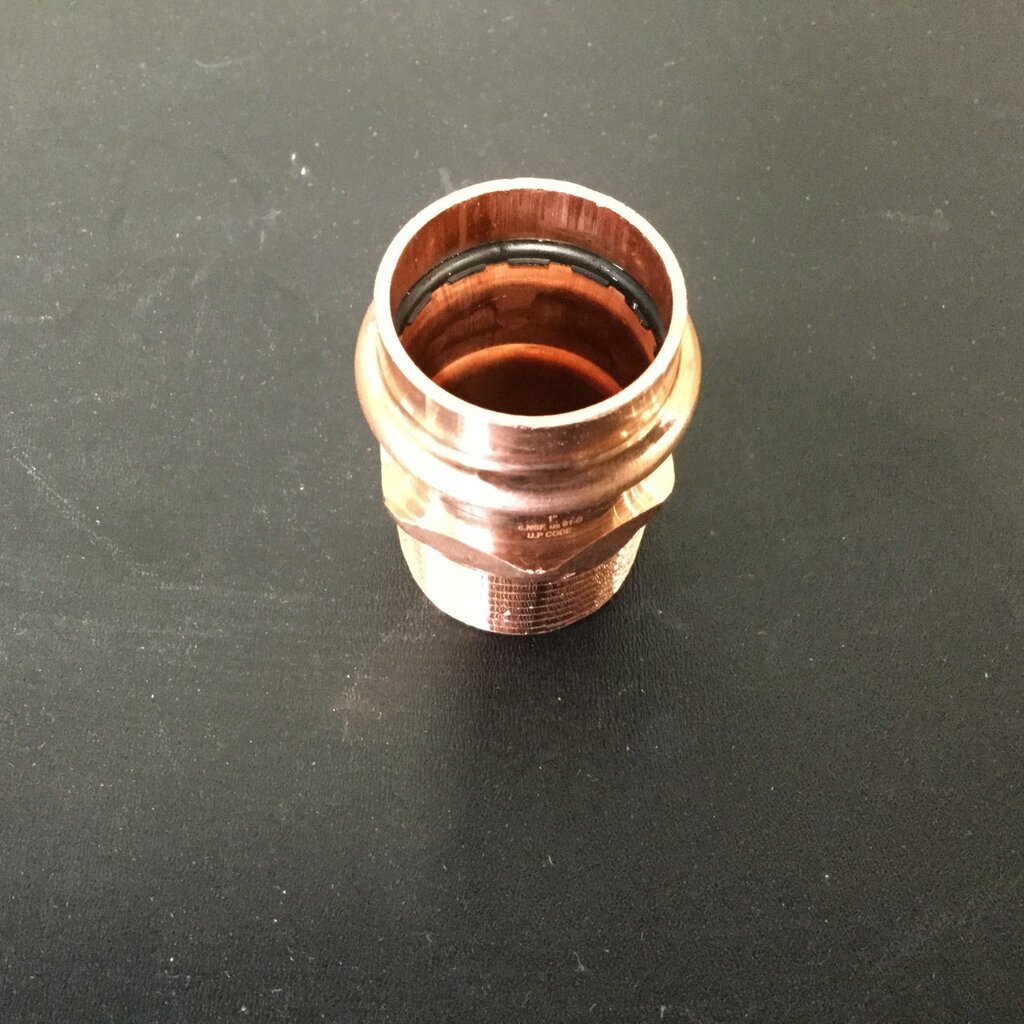 1" NIBCO PRO-PRESS X MPT COPPER ADAPTER