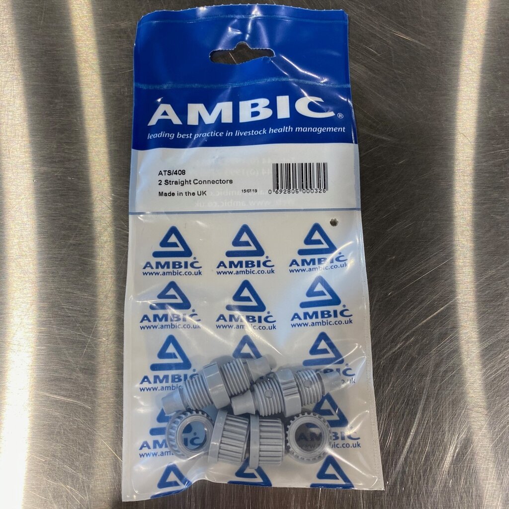 AMBIC STRAIGHT CONNECTOR (PKG 2)