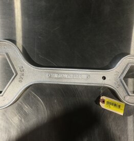 CAST ALUMINUM DOUBLE ENDED WRENCH 3" X 2"