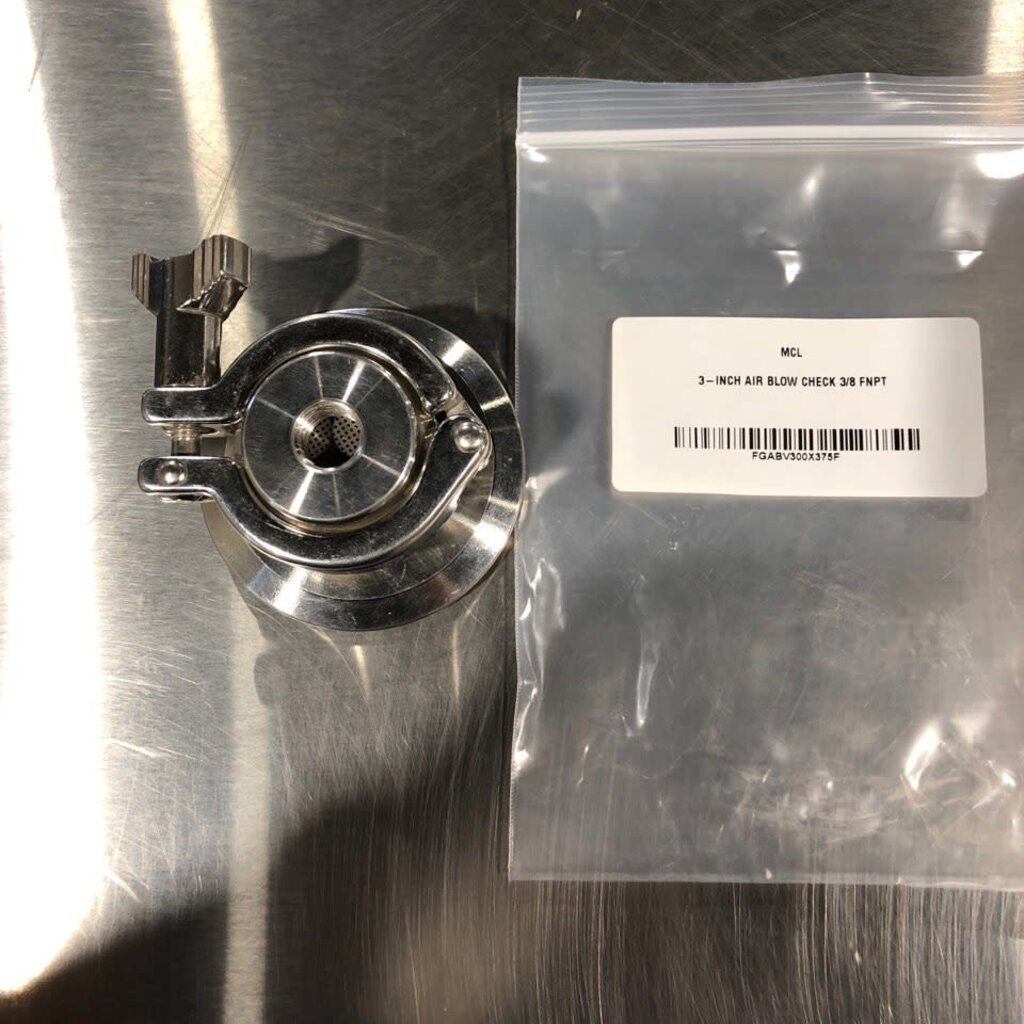 DIXON 3" AIR BLOW CHECK VALVE 3/8 FPT
