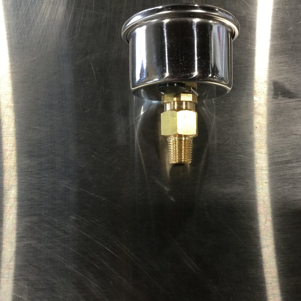 GAUGE W/ 1-1/2 FACE, 0-160 PSI, 1/8NPT BACK MOUNT