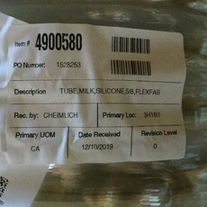 BOUMATIC CLEAR FLEXFAB MILK HOSE 5/8 ID X 100 FT