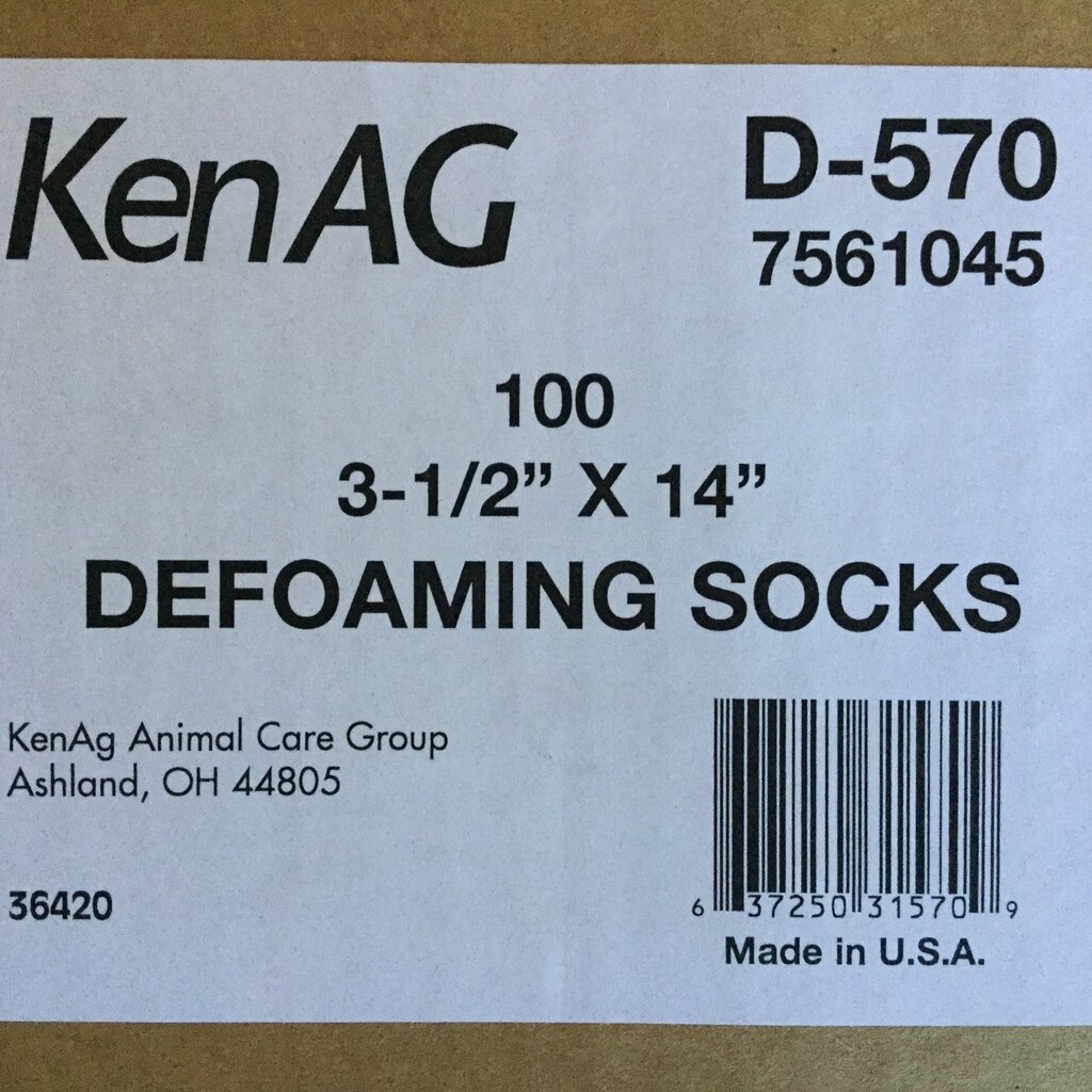 KenAg D570 MILK SOCK 3-1/2 X 14" (CS 100)