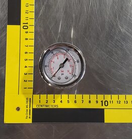 GAUGE W/ 2" FACE, 0-200 PSI, 1/4 BACK MOUNT