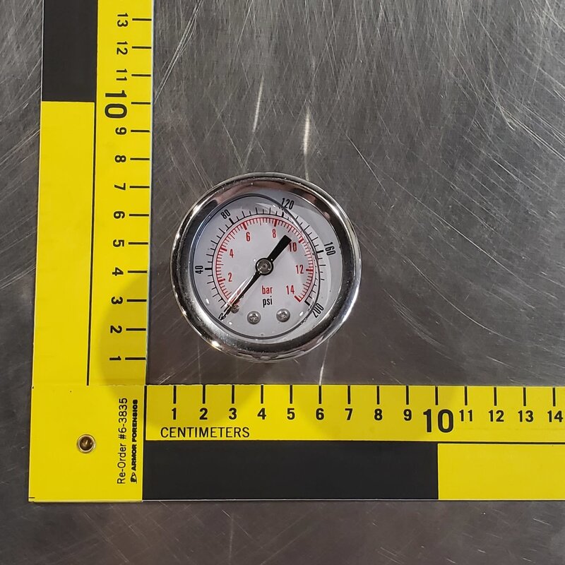GAUGE W/ 2" FACE, 0-200 PSI, 1/4 BACK MOUNT
