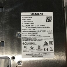 BECO SIEMENS 6EP1334-3BA10 PSU200M POWER SUPPLY, 240W, 24VDC, 10A, 120/500V