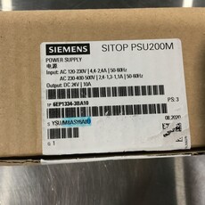 BECO SIEMENS 6EP1334-3BA10 PSU200M POWER SUPPLY, 240W, 24VDC, 10A, 120/500V
