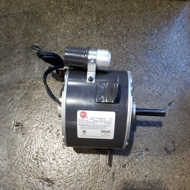 CONDENSER FAN MOTOR 1/4HP, 3PH, 230V, 1350/1625RPM, 48Y FRAME