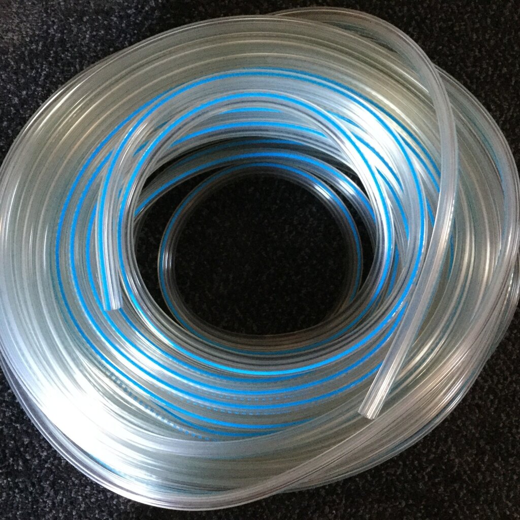 BOUMATIC TWIN PULSATION HOSE W/ BLUE STRIPE 9/32 X 100FT