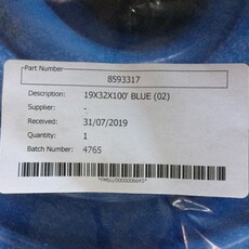 BOUMATIC BLUE SILICONE MILK HOSE 3/4 ID X 1/4 WALL X 100 FT