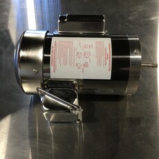 MUELLER WASH PUMP MOTOR 1.5HP, 115/230V, 3600RPM, C-FACE, 56J FRAME, S/S WASHDOWN GRADE