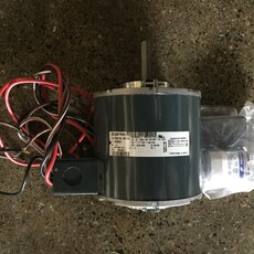 MUELLER CONDENSER FAN MOTOR 1/3HP, 1PH, 460/380-415V, 1075RPM, CRADLE MOUNT
