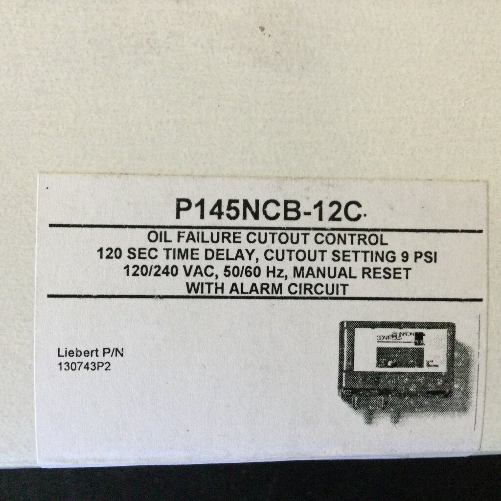 OIL FAILURE CUTOUT CONTROL 120/240VAC