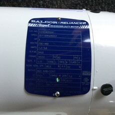 BALDOR MILK PUMP MOTOR 3HP, 3PH, 3450RPM, 145TC FRAME, WASHDOWN GRADE